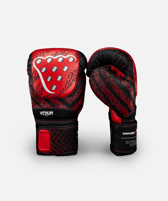 Gants de boxe Venum TEKKEN 8 Kazuya – Rouge/Noir – photo 1