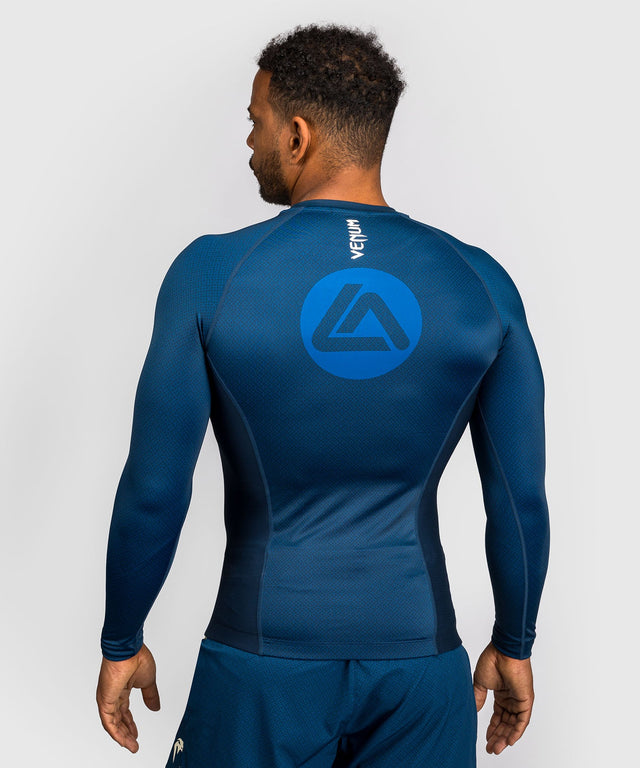 Rashguard Venum x Roger Gracie Academy – Dlouhé rukávy – Modrý