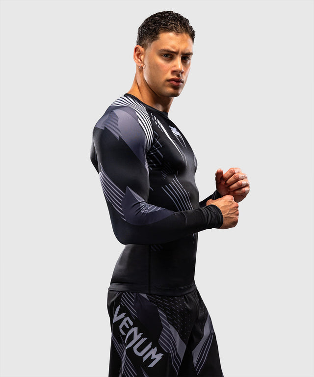 Venum Rashguard No-Gi 6.0 Lange Mouwen - Zwart/Wit