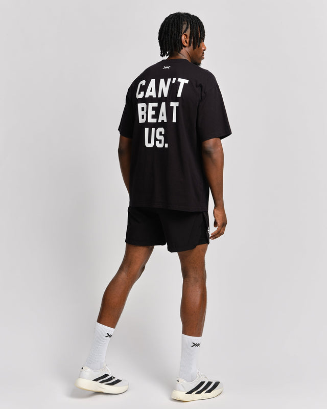Caged T-Shirt 'CBU' – Černé