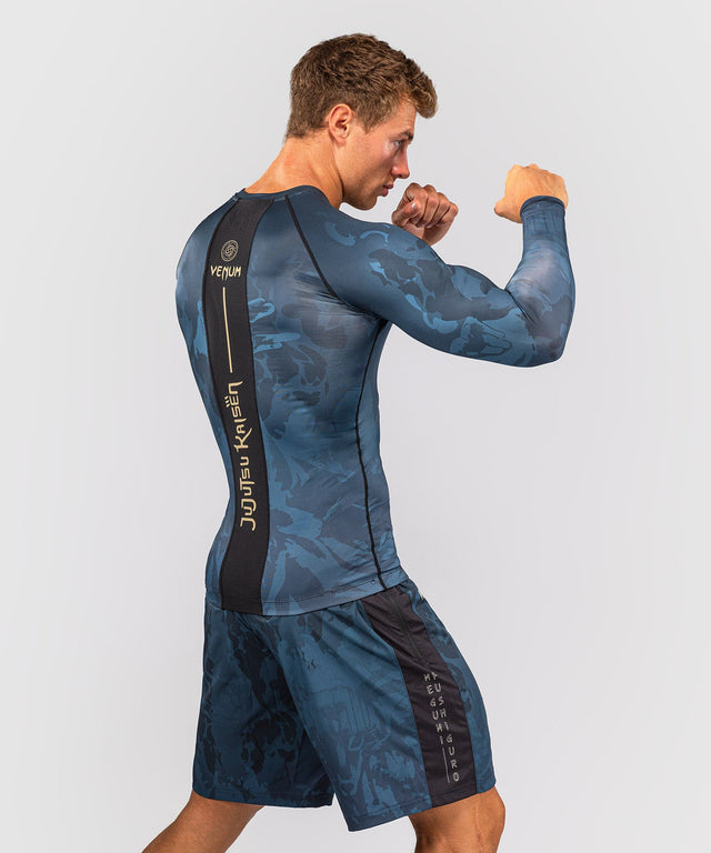 Rashguard Venum Jujutsu Kaisen Fushiguro Maniche Lunghe - Blu