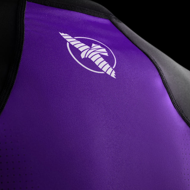 Rashguard Hayabusa Pro Ranked cu mâneci scurte – Violet