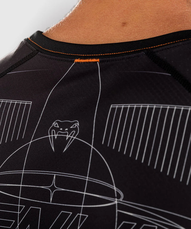 Venum Rashguard Korta Ärmar Eclipse - Svart