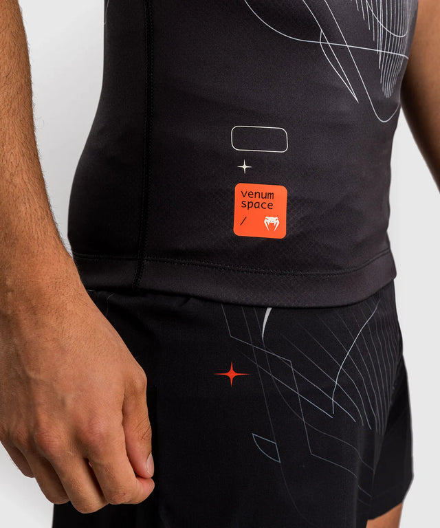 Venum Rashguard Korta Ärmar Eclipse - Svart