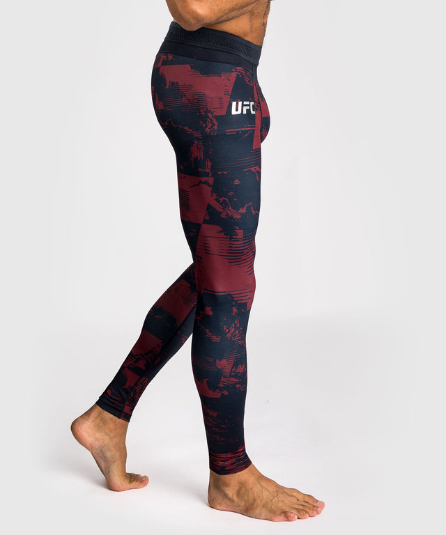 Shorts de compression Venum UFC Zenith – Bleu marine/Bordeaux/Argent