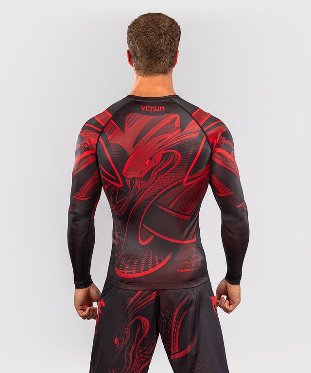 Venum Rashguard Crimson Viper 2.0 Langarm – Schwarz/Rot