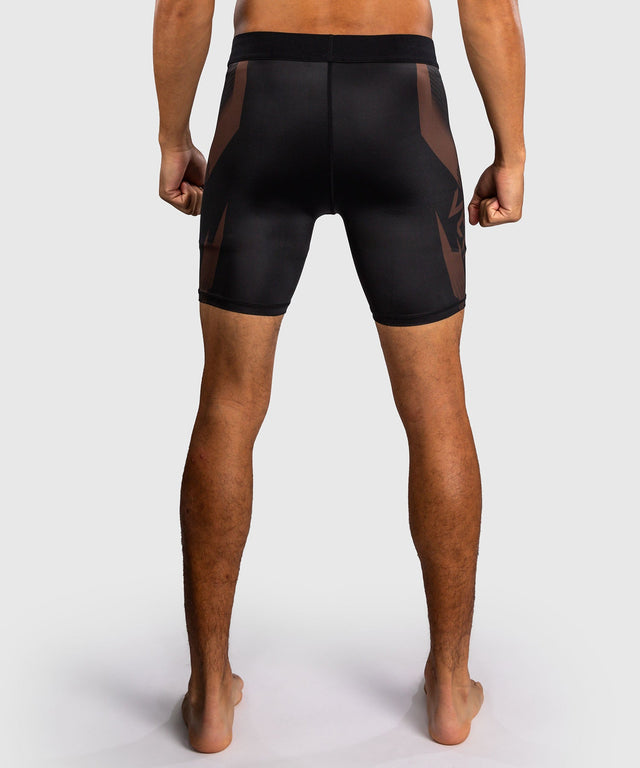 Shorts de compression Venum No-Gi 6.0 – Noir/Marron