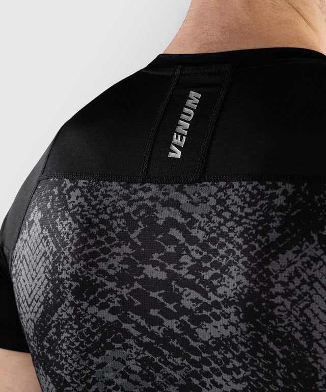 Venum Rashguard med korte ærmer G-Fit Scales – Sort/grå