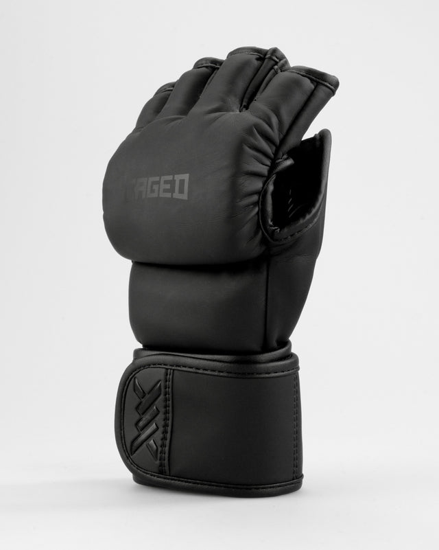 Caged MMA gloves Shadow - Matte Black