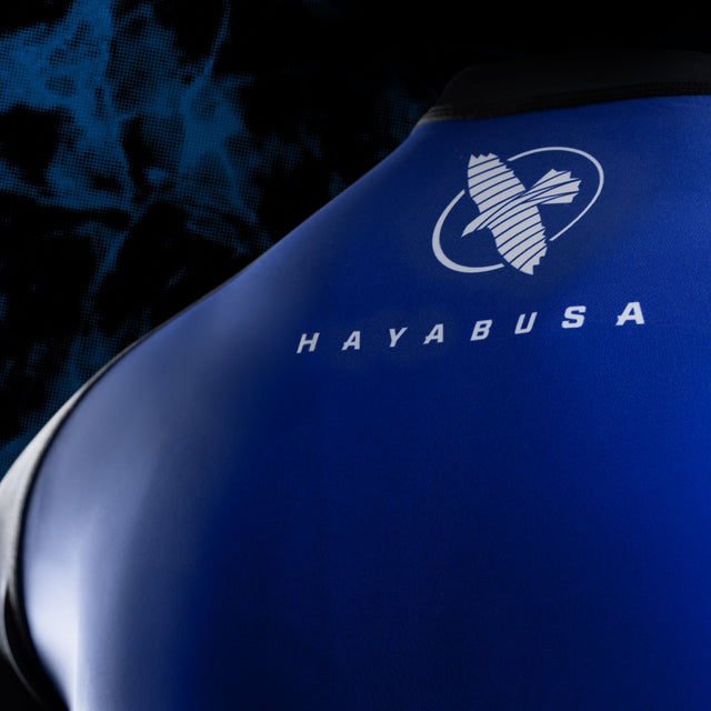 Rashguard de BJJ Hayabusa x UFC Manga Larga Mujer – Negro/Azul