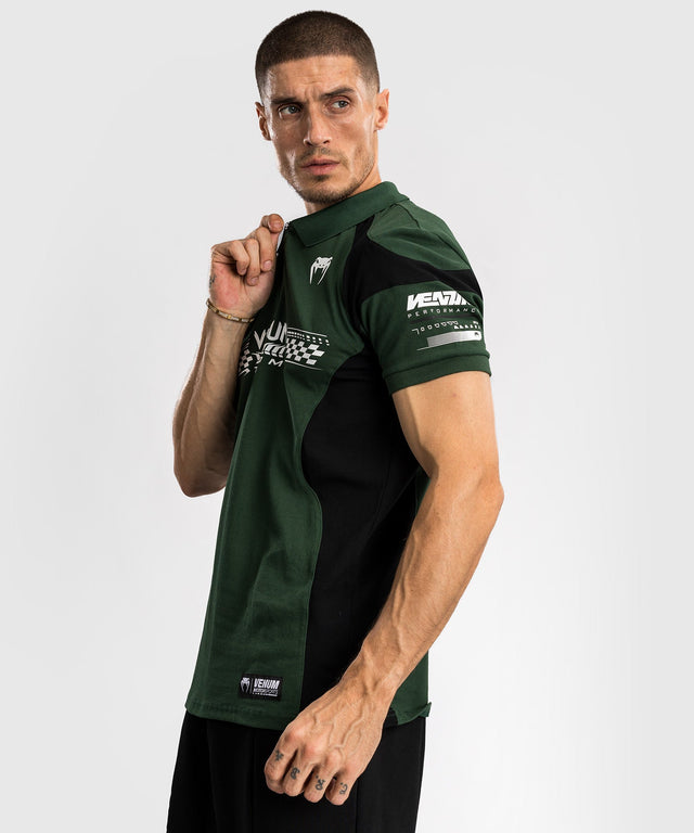 Venum Motorsport Polo - Djup grön