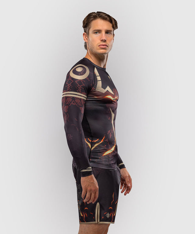Rashguard Venum x Jujutsu Kaisen Sukuna – Negru/Bej