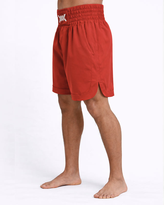Shorts de boxe Caged Classic – Rouge