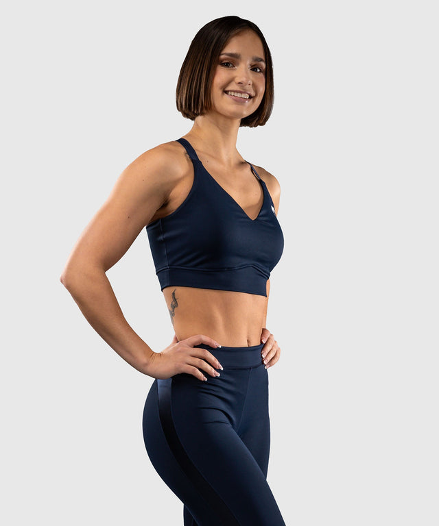 Venum Sport-bh Sculpt Shape för damer – Marinblå