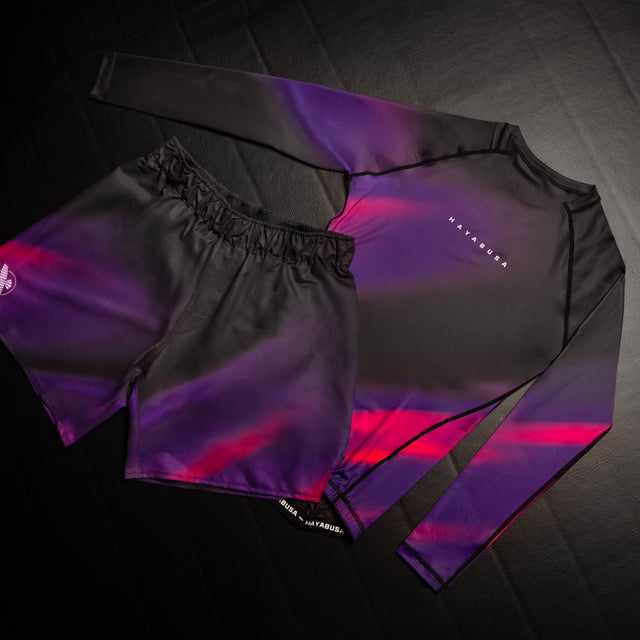 Rashguard Hayabusa Apex Nova cu mâneci lungi – Violet ultraviolet