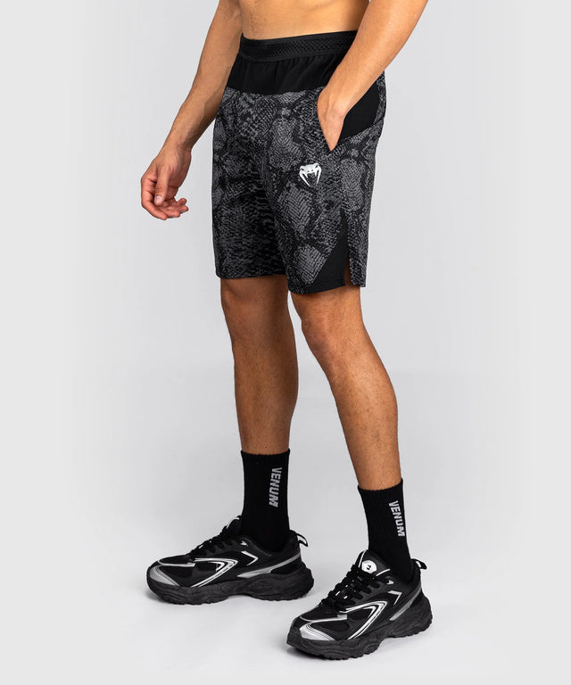 Pantaloni scurți de antrenament Venum G-Fit Scales – Negru/Gri
