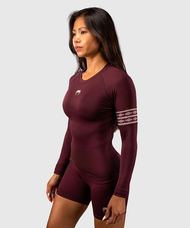 Venum Rashguard Talisman Mâneci Lungi - Prună