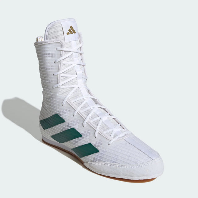 Boxerské boty Adidas Box Hog 4 – Bílé/Zelené