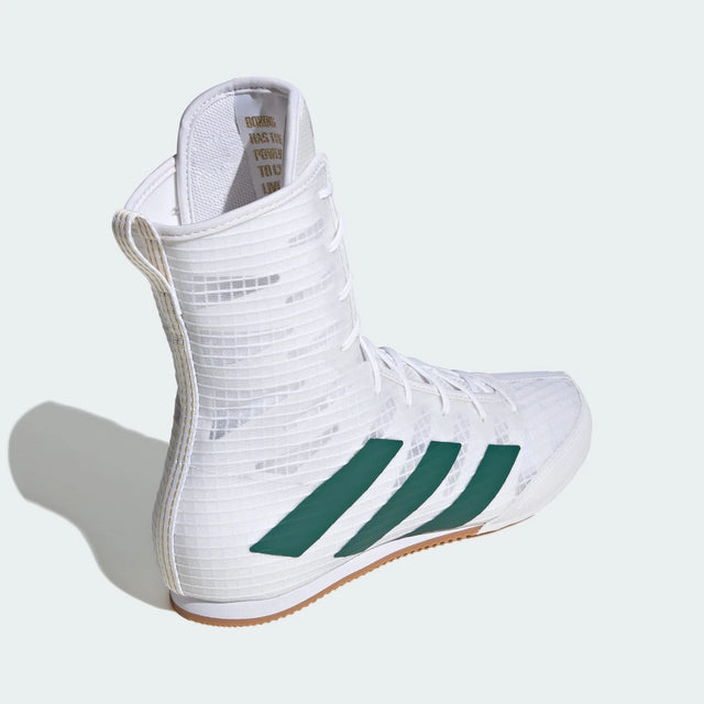Boxerské boty Adidas Box Hog 4 – Bílé/Zelené
