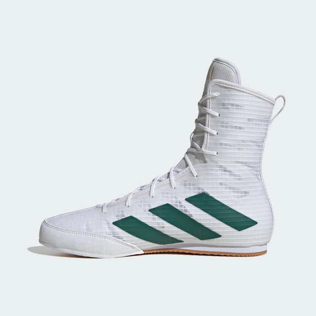 Boxerské boty Adidas Box Hog 4 – Bílé/Zelené