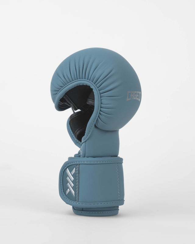 Mănuși MMA de sparring Caged Shadow – Midnight Blue