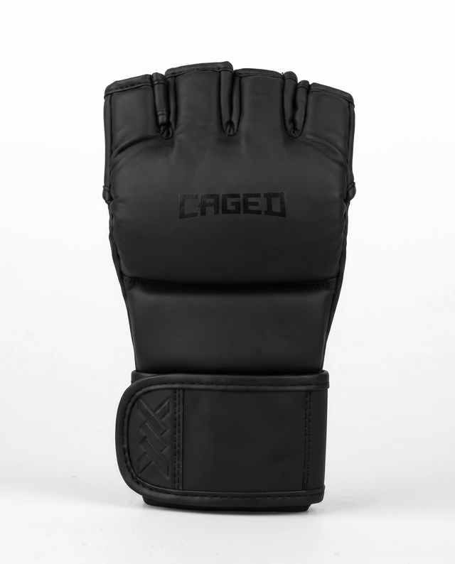 Caged MMA gloves Shadow - Matte Black