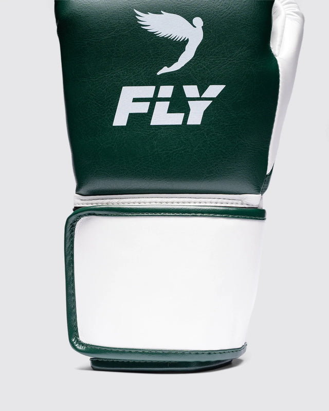 Fly Boxing Gloves Superloop Pro X 2 - Dark Green/White