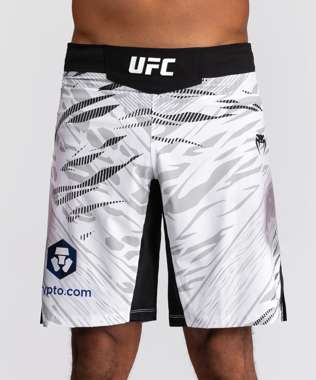 Calções de MMA Venum UFC Fight Night Fusion Long Fit – Branco