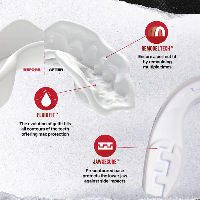 Protector bucal Safejawz Intro Series – Blanco