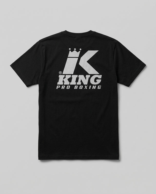 King Pro Boxing T-shirt Logo – Sort