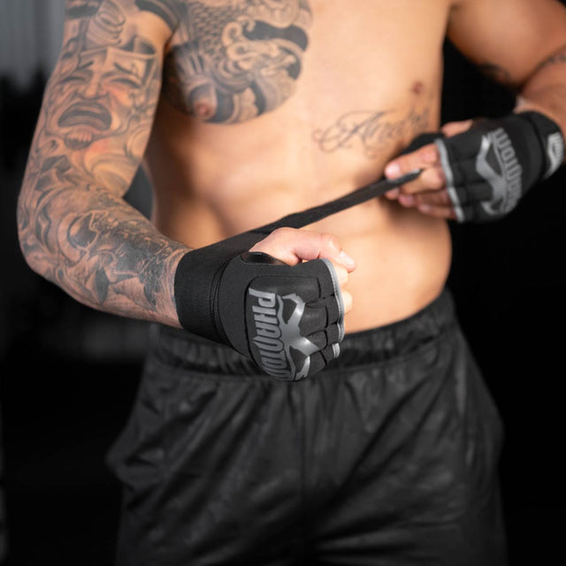 Bende da boxe Phantom Athletics Impact Gel – Nero