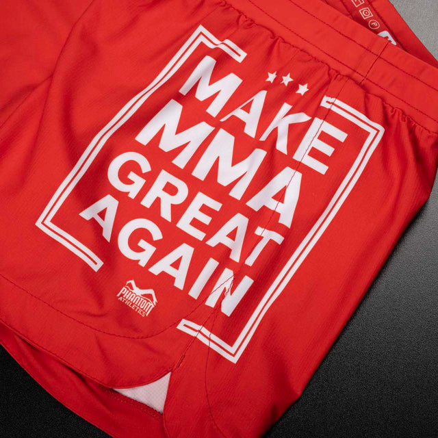 Spodenki MMA Phantom Athletics Fusion-R Make MMA Great Again – Czerwone
