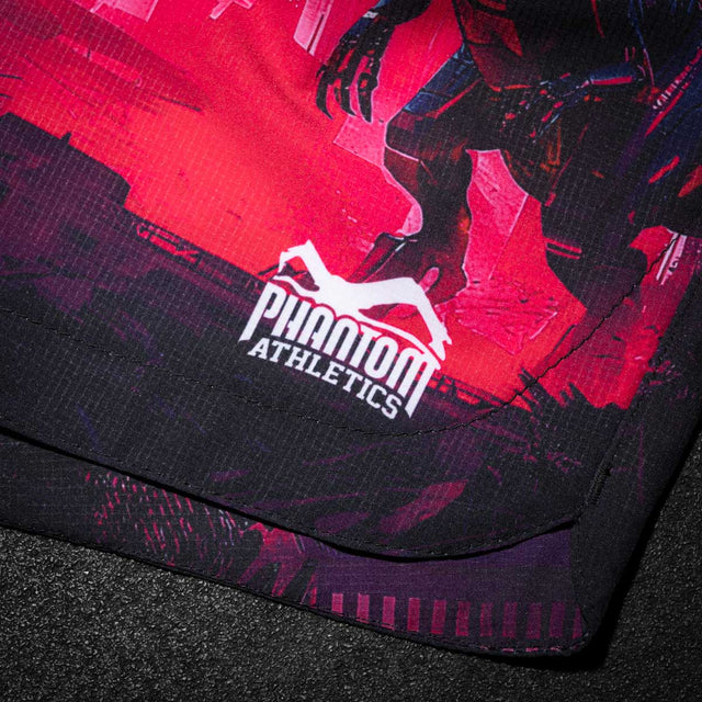 Pantaloncini MMA Phantom Athletics FUSION-R Cyber-X - Viola/Blu