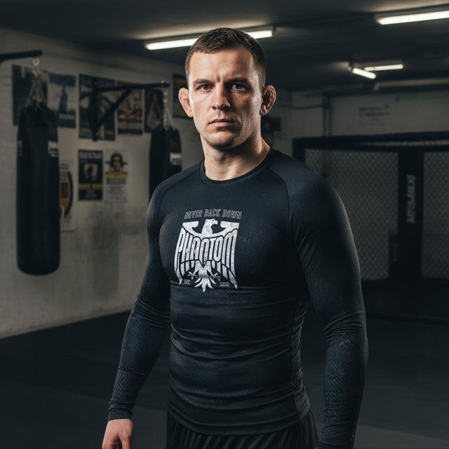 Rashguard Phantom Athletics Germany Eagle Maniche Lunghe - Nero