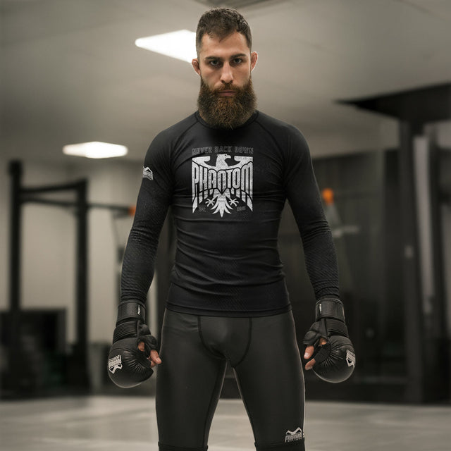 Rashguard Phantom Athletics Germany Eagle Maniche Lunghe - Nero