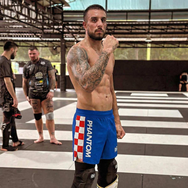 Phantom Athletics MMA-shorts Fusion-R Team Croatia – Blå