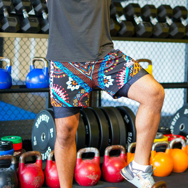 Phantom Athletics MMA Shorts Fusion 2in1 Hakuna Matata – Multicolor