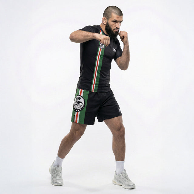 Rashguard Phantom Athletics Team Chechnya – Noir/Vert