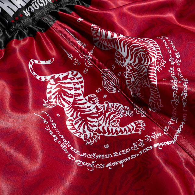 Phantom Athletics Muay Thai shorts Sak Yant – Rød
