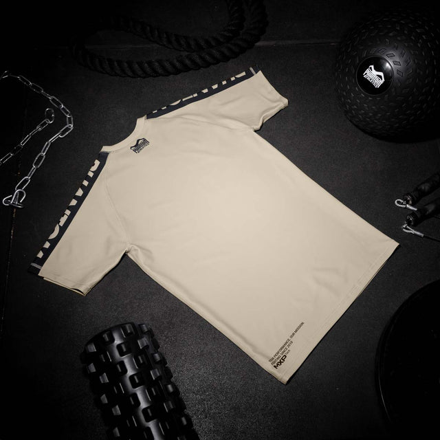 Phantom Athletics Rashguard EVO Apex Kurzarm – Sand
