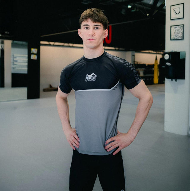 Phantom Athletics Rashguard EVO Apex Short Sleeve – Grey