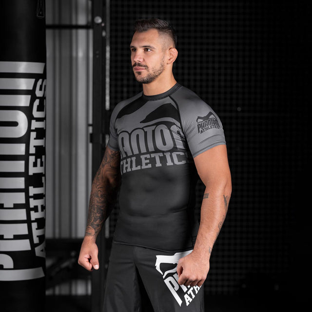 Phantom Athletics Rashguard Supporter – Schwarz/Grau