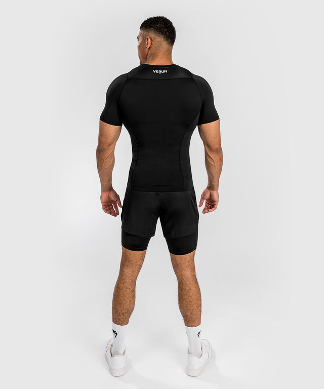 Rashguard Venum Attack Maniche Corte – Nero/Grigio