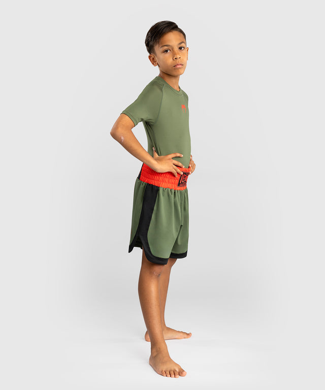 Venum Classic Bokseshorts til børn - Armygrøn/Orange