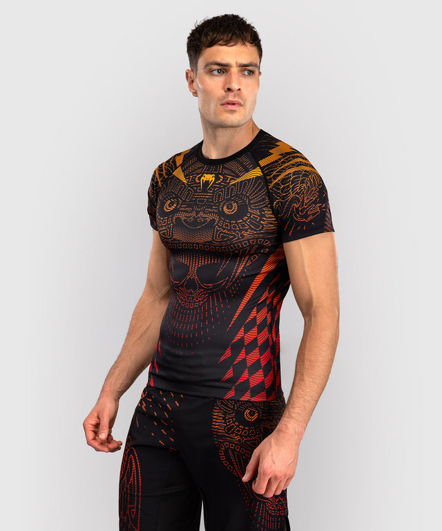 Rashguard Venum Quetzal Fury Maniche Corte – Nero/Rosso