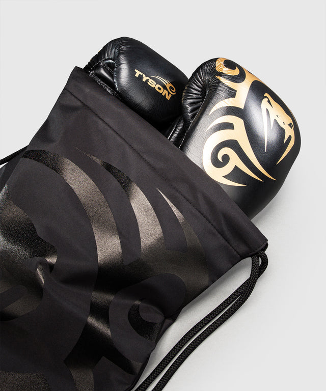 Guantoni da boxe Venum x Mike Tyson Giant 2.0 Pro con allacciatura – Nero/Oro