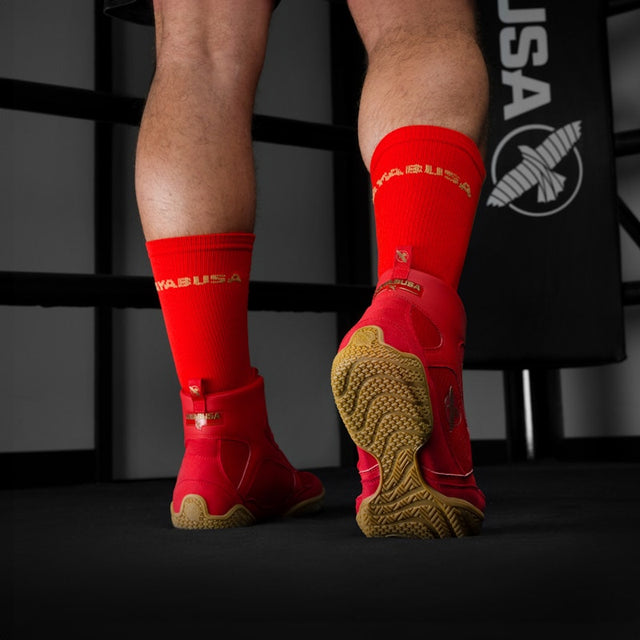 Scarpe da boxe Hayabusa Pro – Rosso