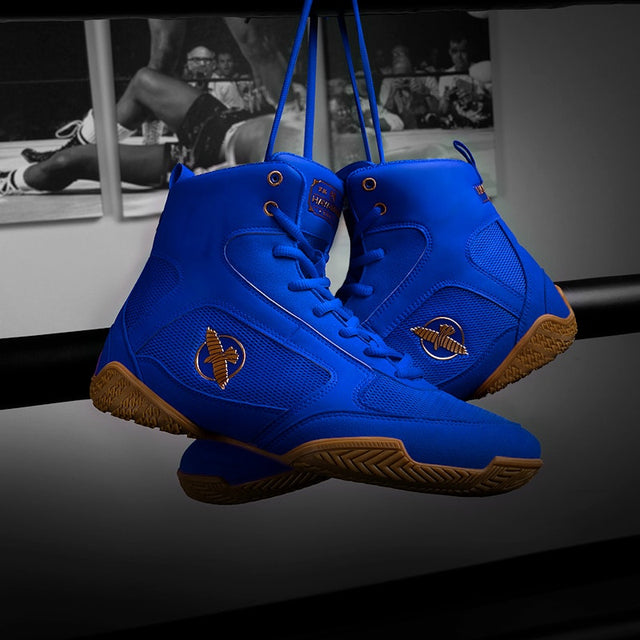 Hayabusa Profi-Boxschuhe – Blau