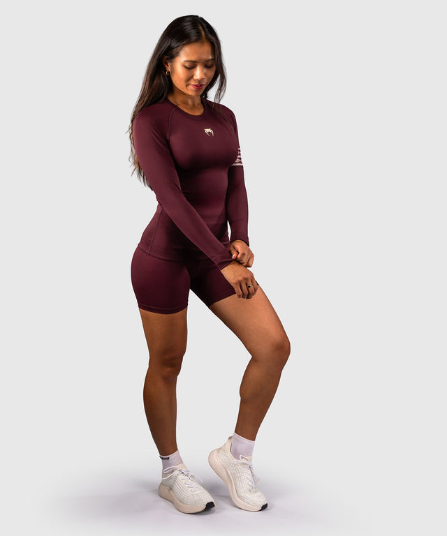 Venum Rashguard Talisman Mâneci Lungi - Prună