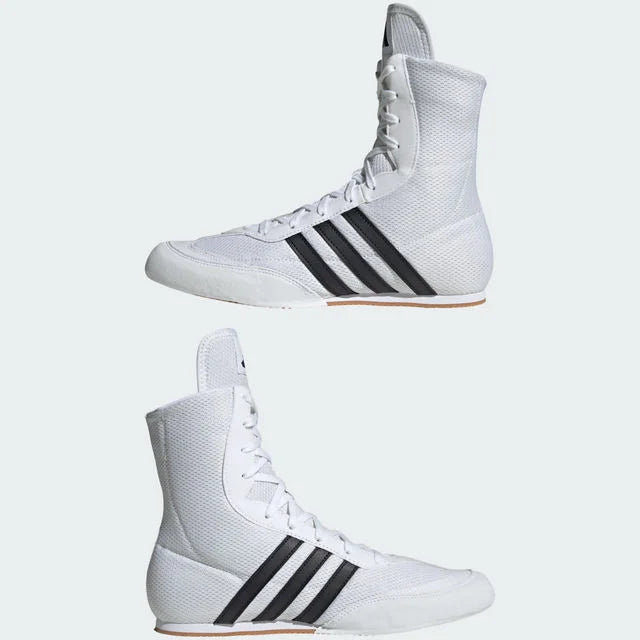 Buty bokserskie Adidas Box Hog 2 – Białe/Czarne